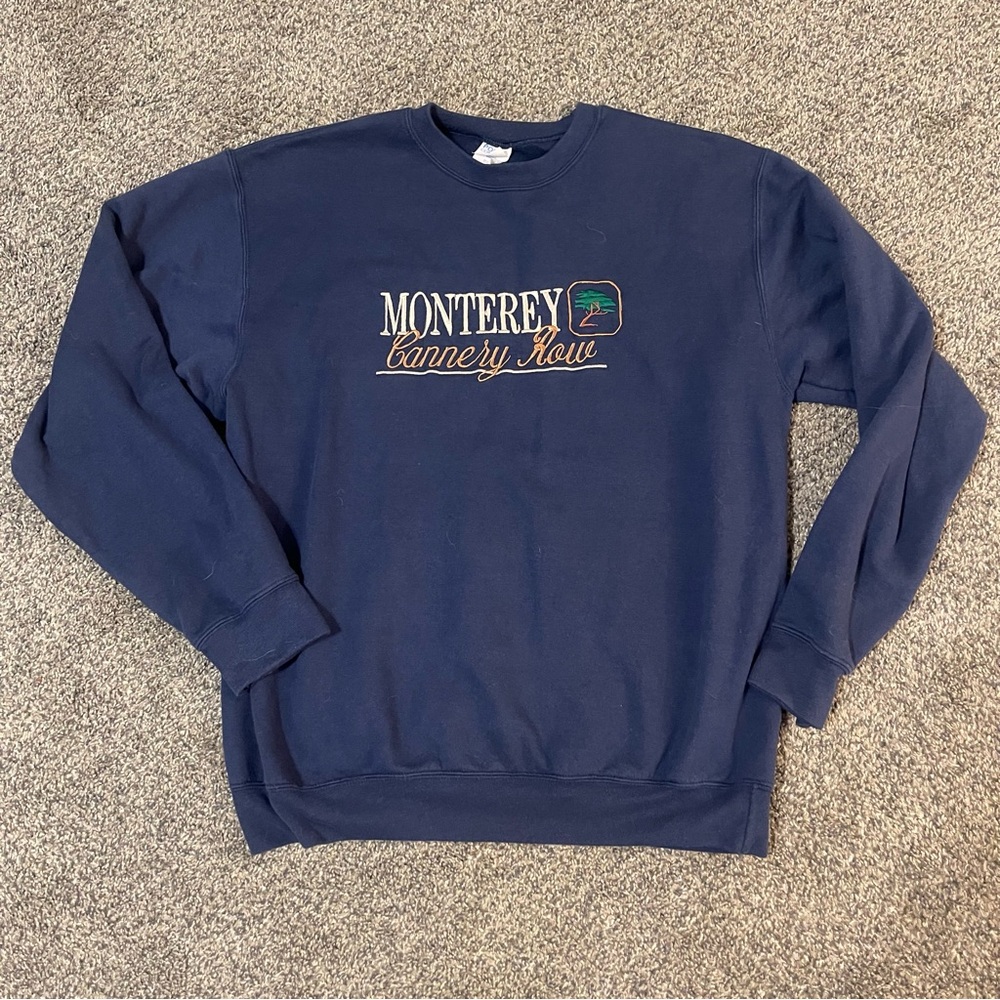 Vintage Monterey Cannery Row Pullover Sweatshirt